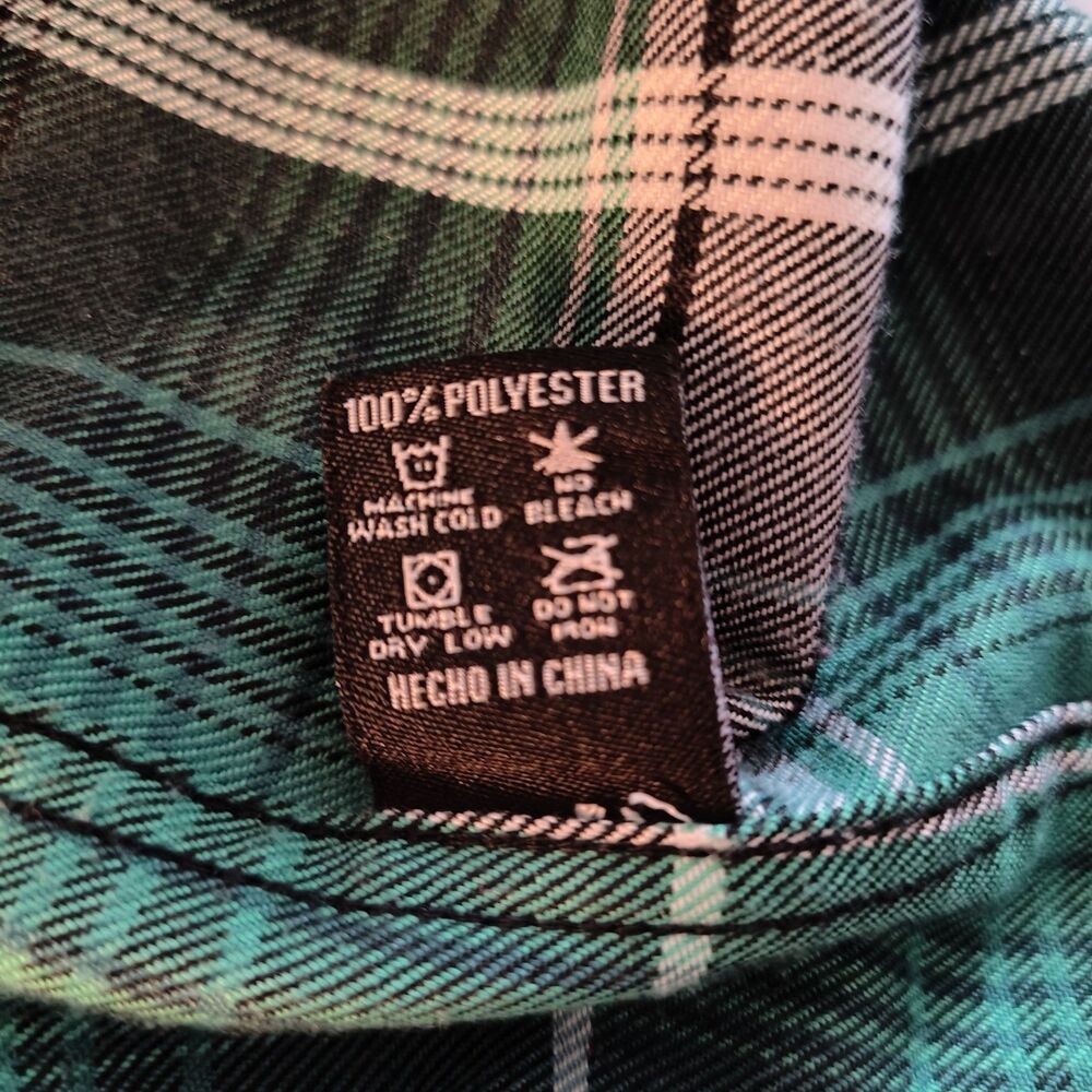Dixxon Flannel 'The Reilly' Mens Size 2X Pearl Snap Green Plaid Irish - Picture 8 of 9